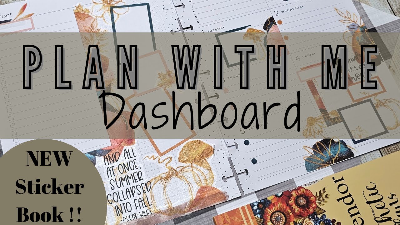 Plan With Me | Dashboard Layout | Home Planner | NEW Cassthetic Plans Release!