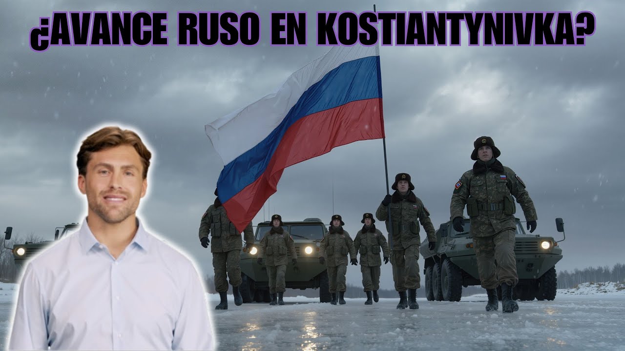 Kostiantynivka bajo presi&oacute;n: lo que revela el avance ruso
