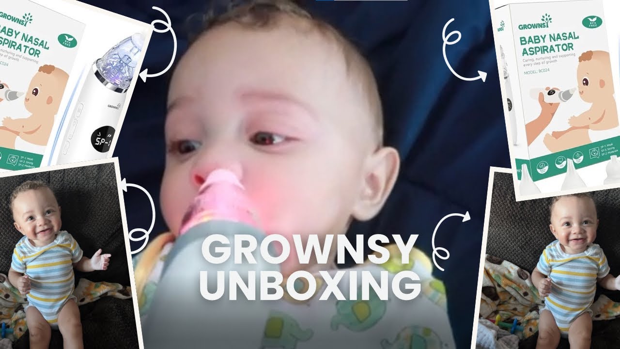 GROWNSY | Electric Nasal Aspirator Unboxing / Demo #momvlog #unboxing #amazonfinds