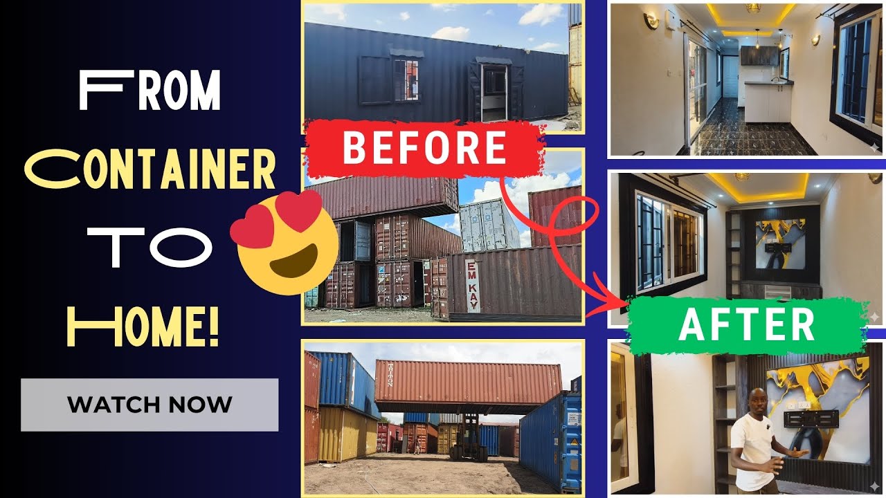 🏗️ FROM CONTAINER TO HOME! Watch this incredible 40ft High Cube transformation