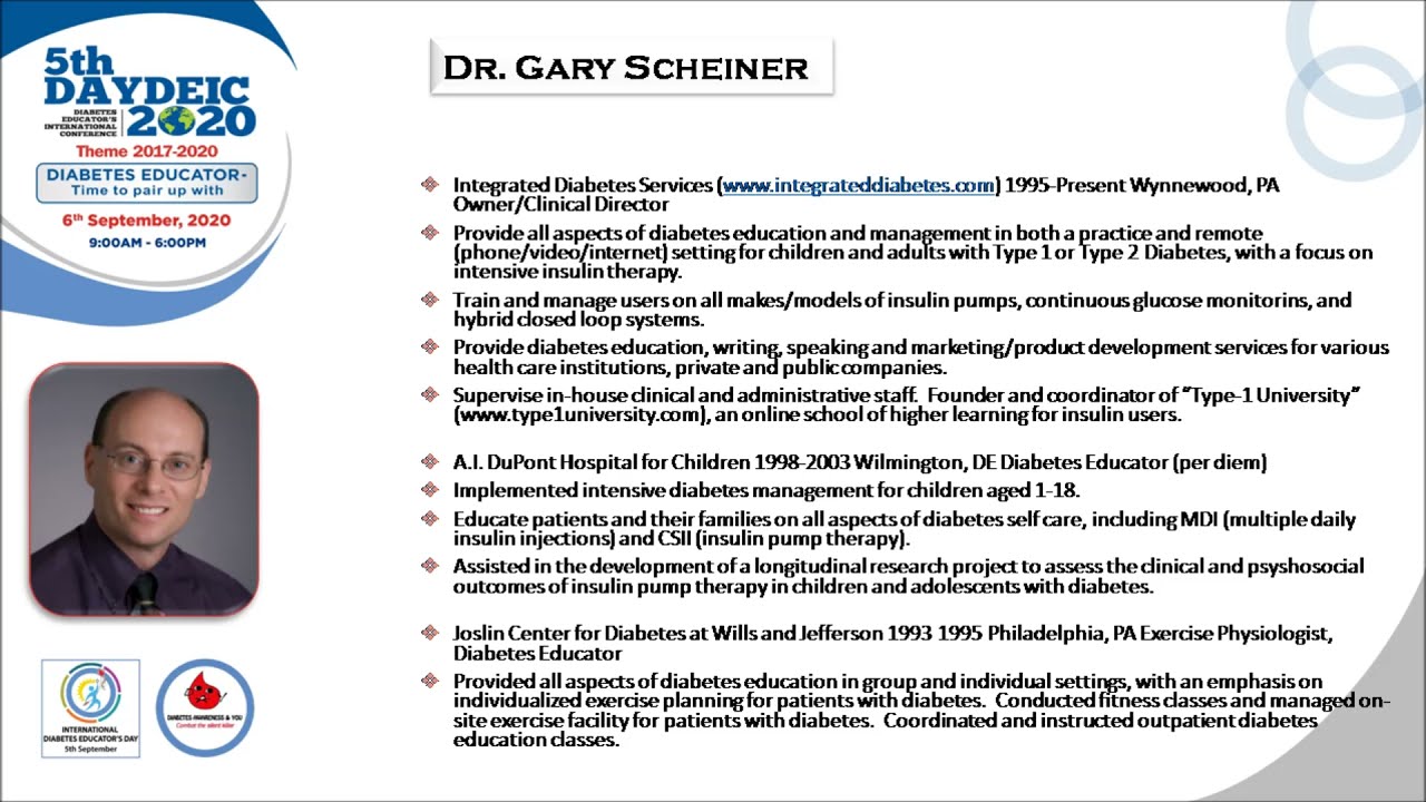 'Think Like A Pancreas' by Gary Scheiner at 5th DAYDEIC
