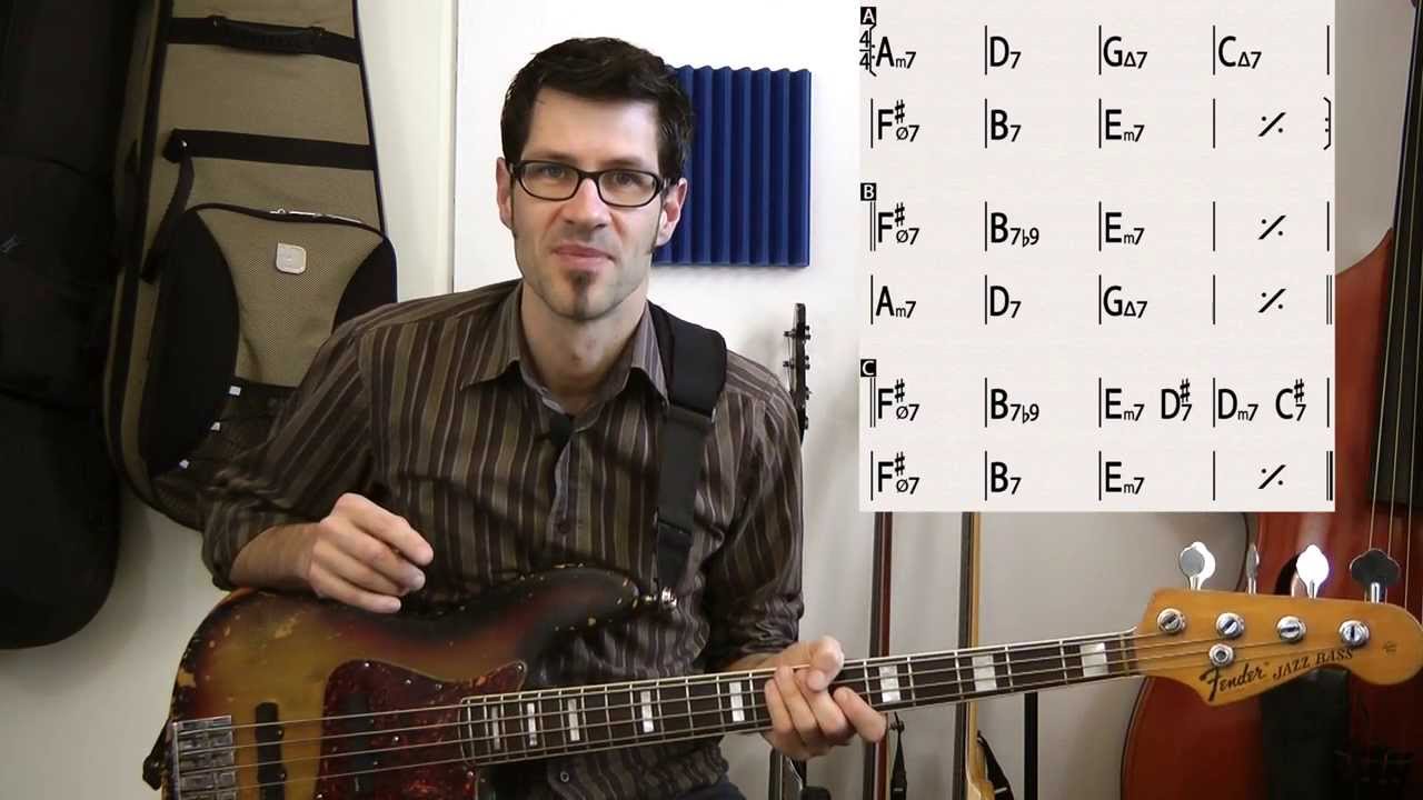 For0303 - Walking Bass #3 (Tonleitern) - German Bass lesson