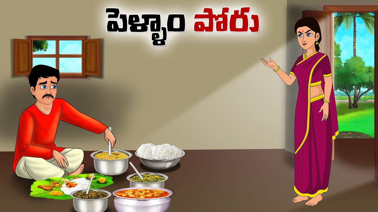 పెళ్ళాం పోరు | Moral stories in telugu | neethi kathalu | Telugu kathalu  | PSR kathalu