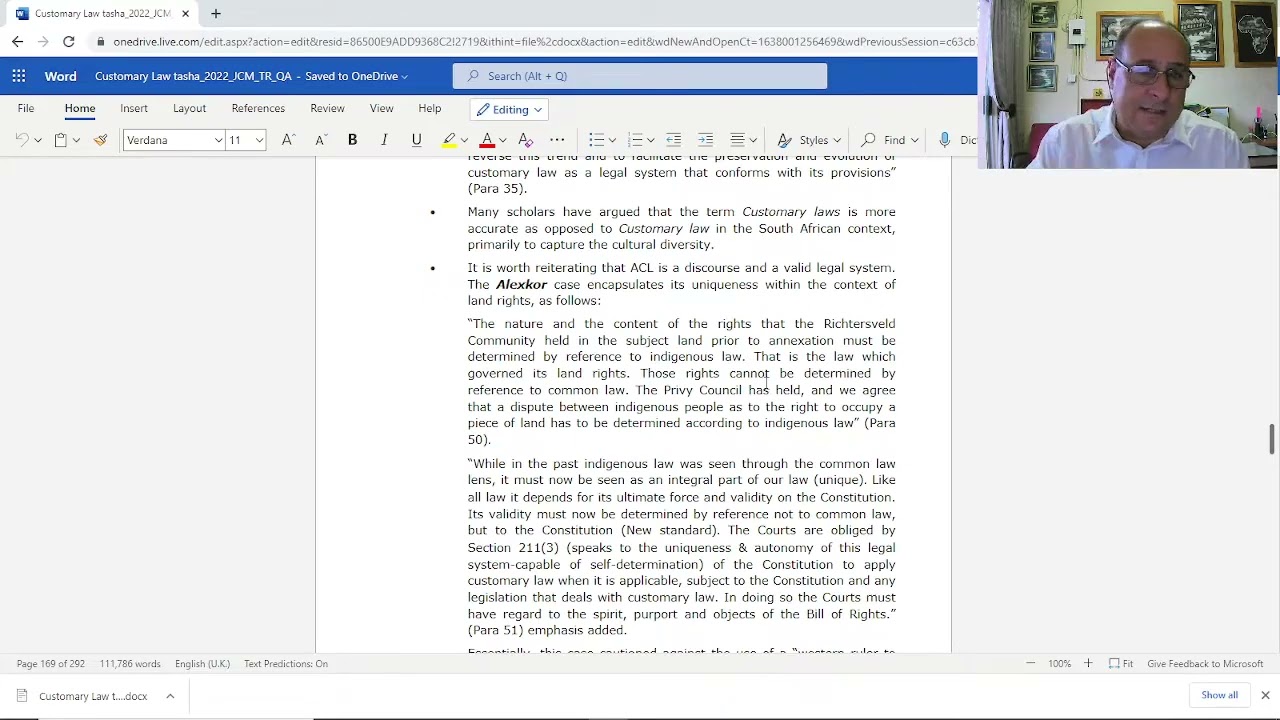 SA CL Indigenous Law Part 2