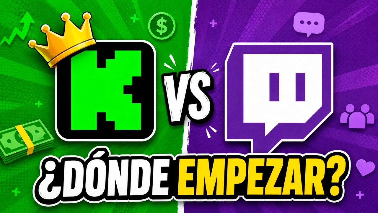 Kick vs Twitch 2026: ¿Dónde CRECES y GANAS más?