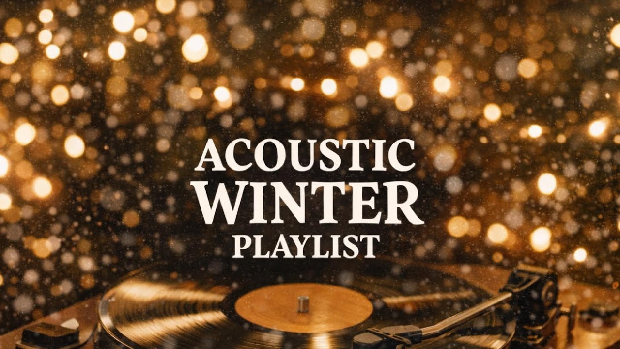 [Playlist] Romantic Winter Coffee Shop ❄️ Cozy Acoustic Christmas Ballads (1 Hour)