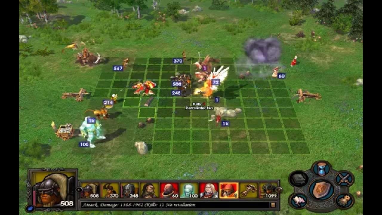 [old game] Homm 5 Tribes of the east alaric vs gotai final battle