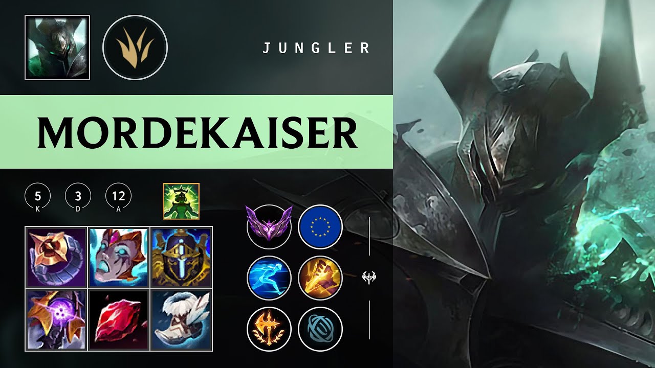 Mordekaiser Jungle vs Nunu & Willump - EUW Master Patch 26.01