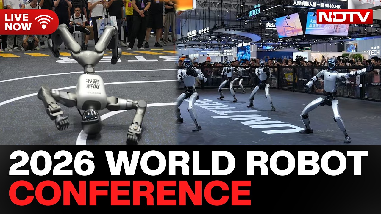 LIVE: Humanoid Robots At 2026 World Robot Conference In China