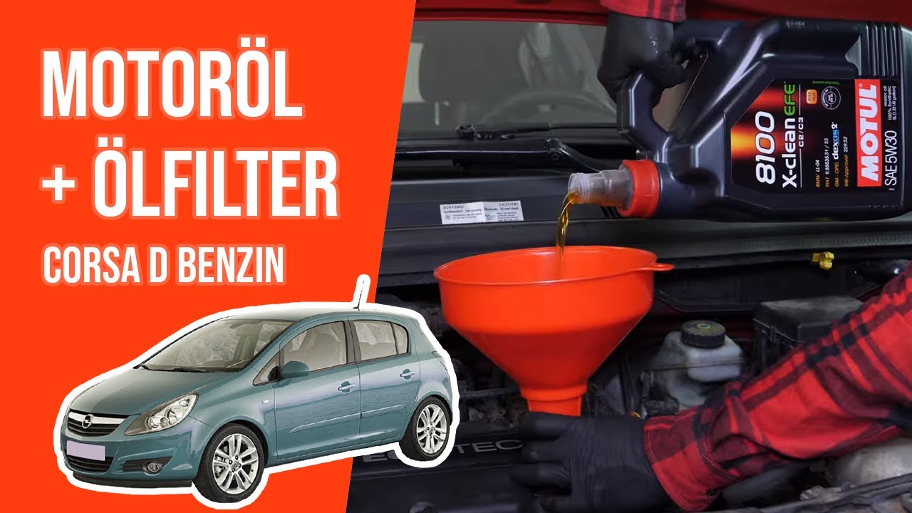 Wie CORSA D 1.2 TWINPORT Motoröl und Ölfilter wechseln 🛢