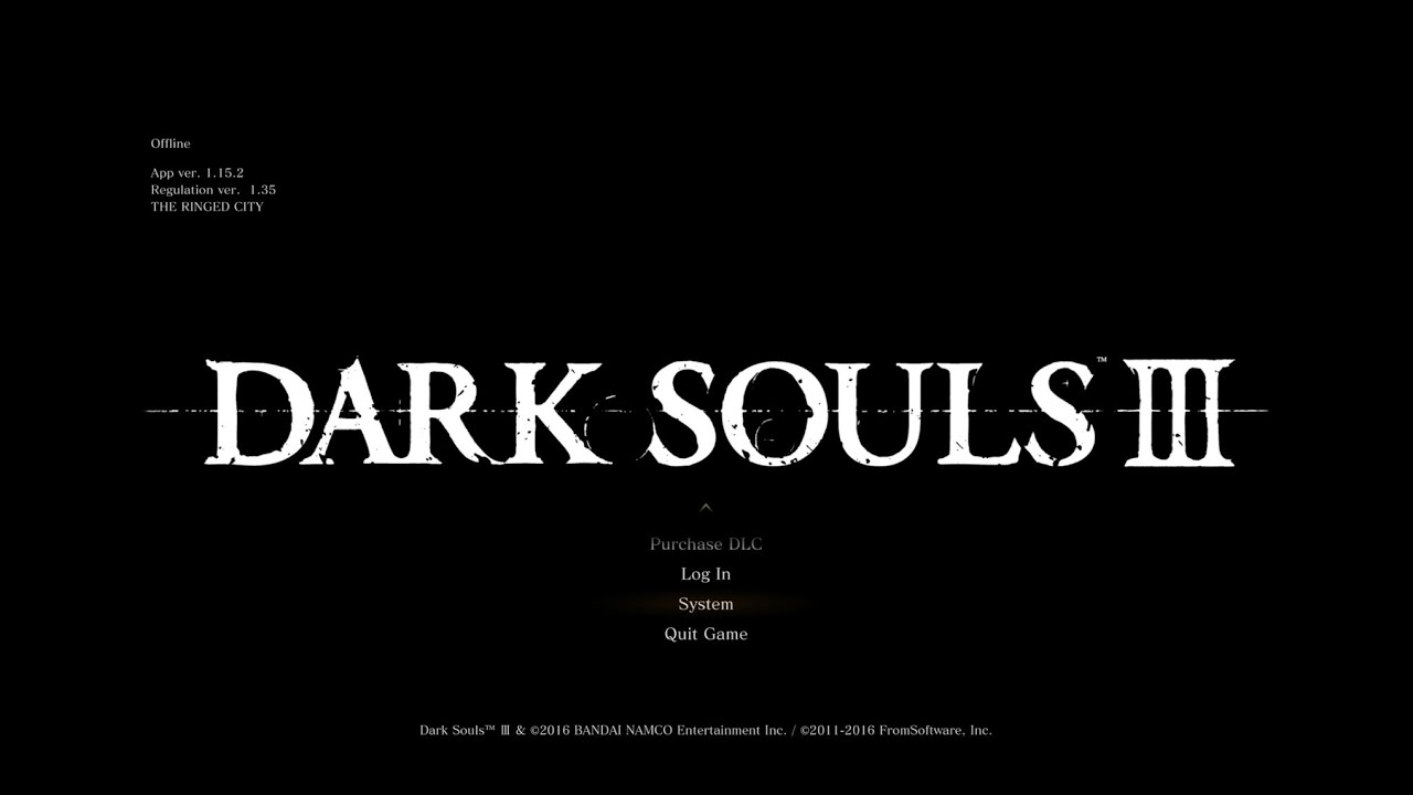 3h dark souls 3 main menu music