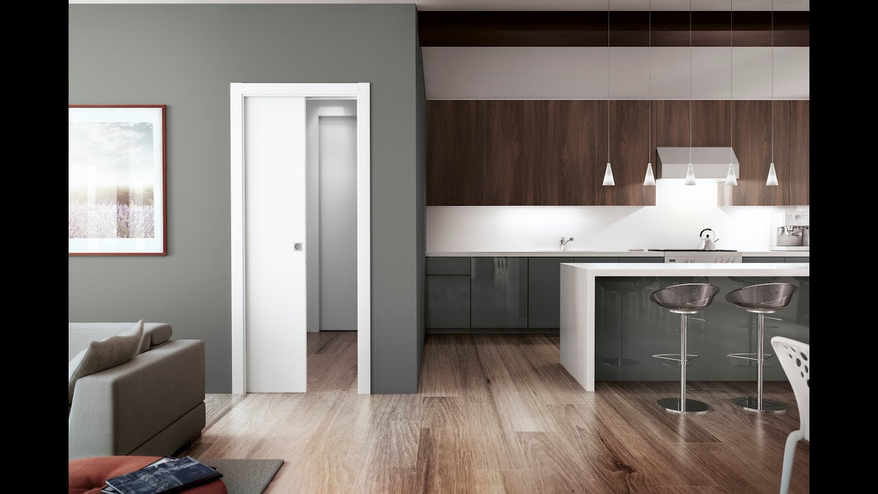 Montage d'une porte dans un châssis Gold base