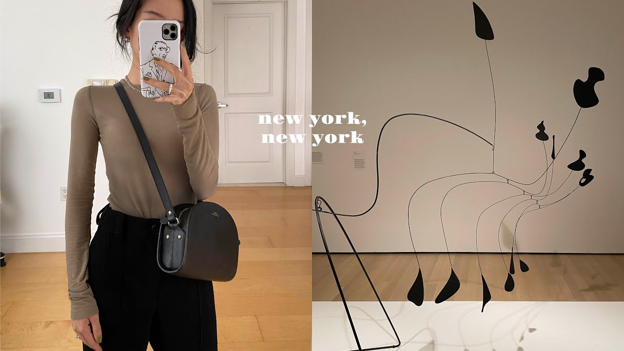 [NY vlog]🗽뉴욕일상 | 뉴욕 현대 미술관 MoMa | 디자인 스토어 쇼핑 | 이튼매스 만들기 | 알찬 주말 [Eng sub]