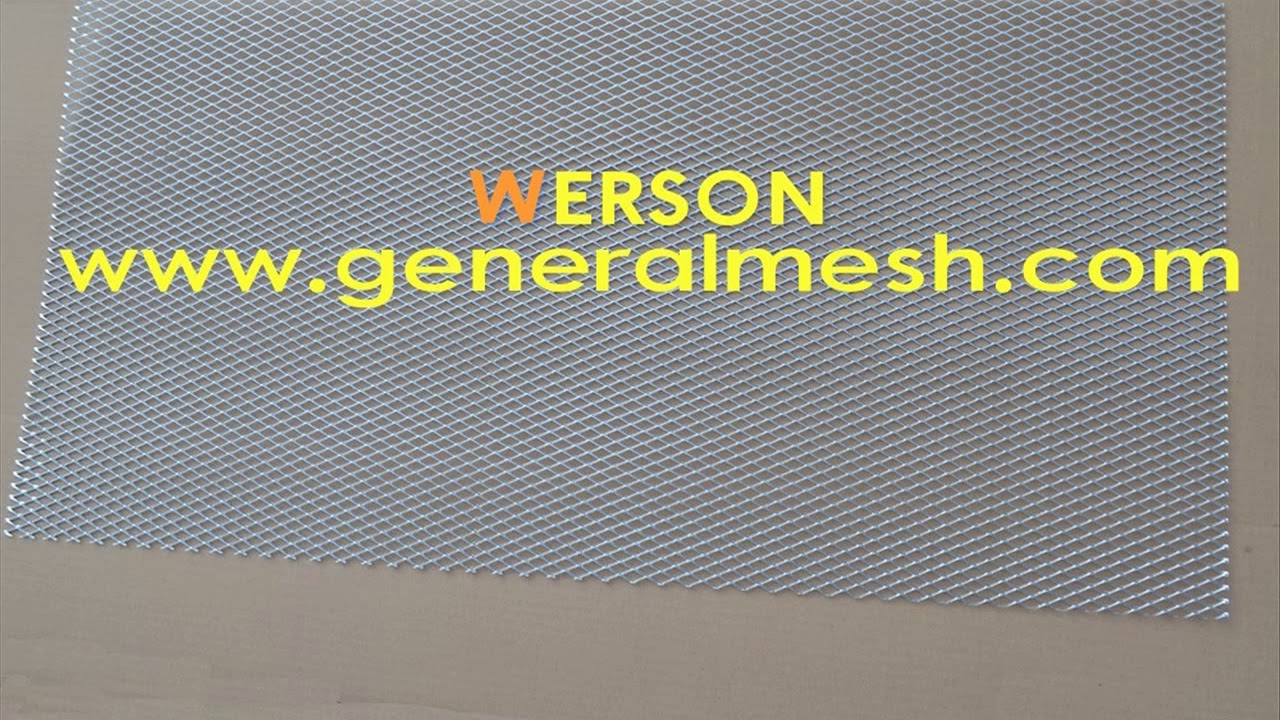 generalmesh Diamond Universal Aluminum Grill Mesh stock goods ,black and silver