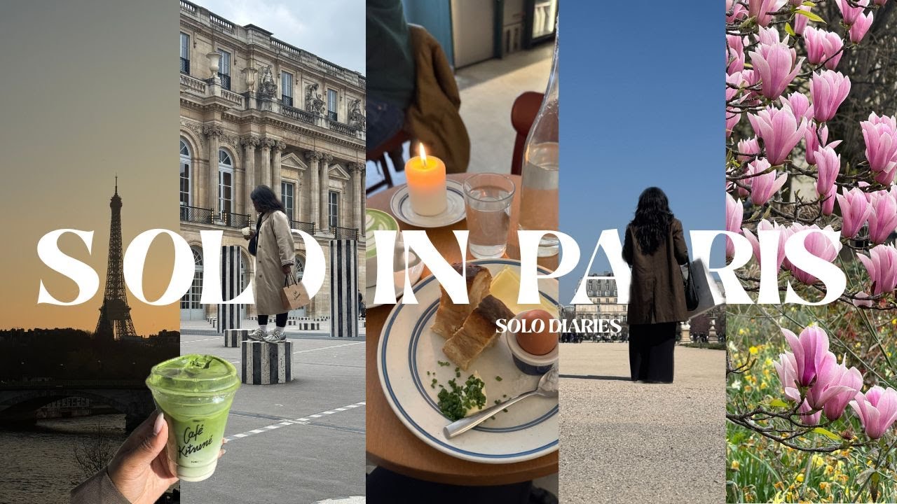 SOLO DIARIES PARIS VLOG| Exploring the City Alone, walking around Paris, Le Tanneur handbags, spring