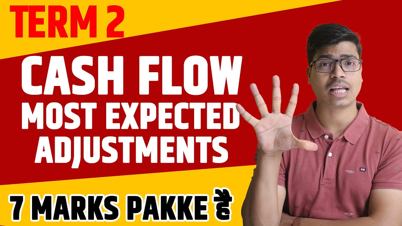 Cash flow Most Expected adjustments | Covers 7 marks In Term 2 Boards | Don't miss Revise Quickly.