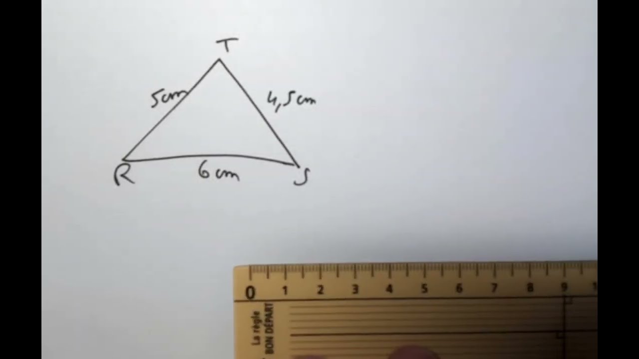 Construire un triangle quelconque
