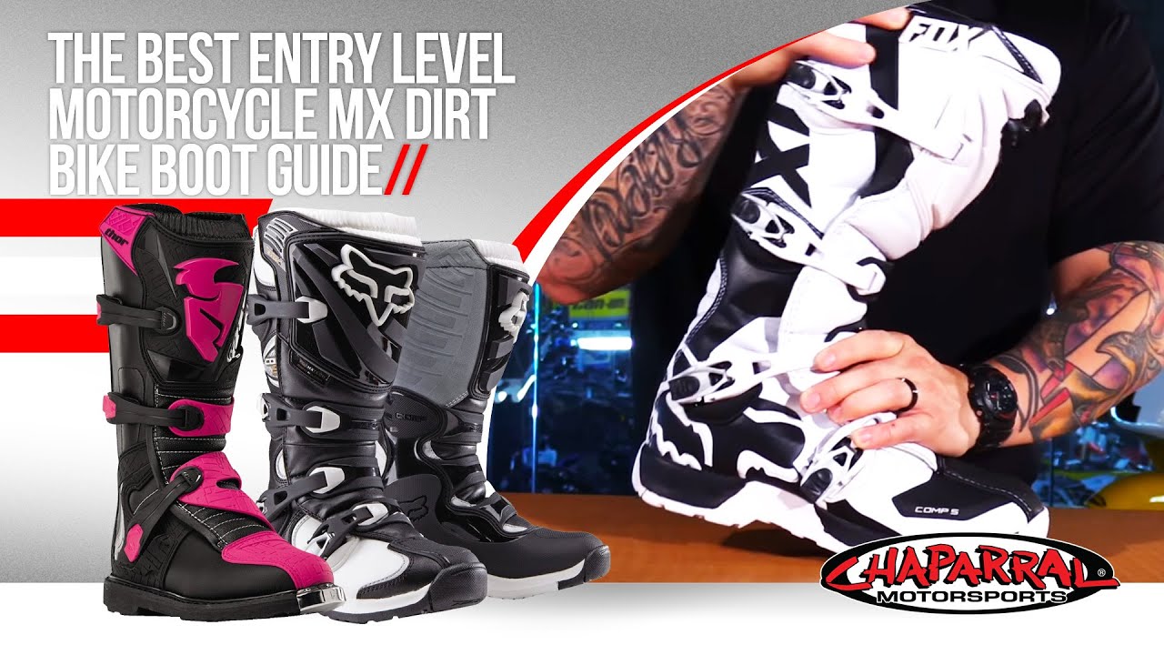 The Best Entry Level Motorcycle MX Dirt Bike Boot Guide - ChapMoto.com - 2016