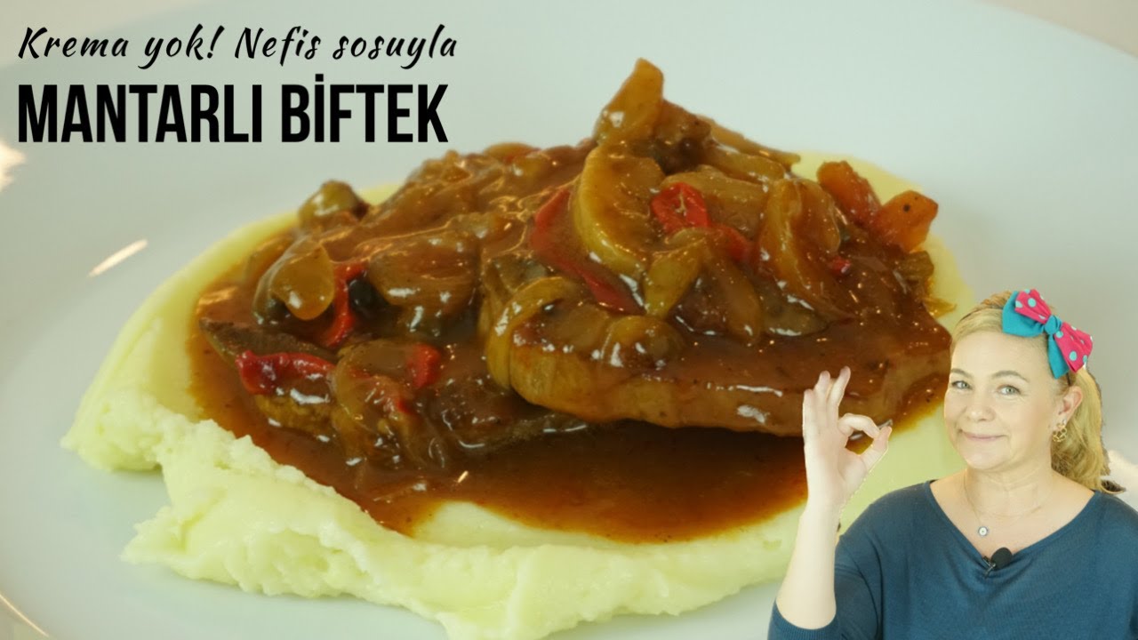 Sırrı sosunda Mantarlı biftek / Figen Ararat