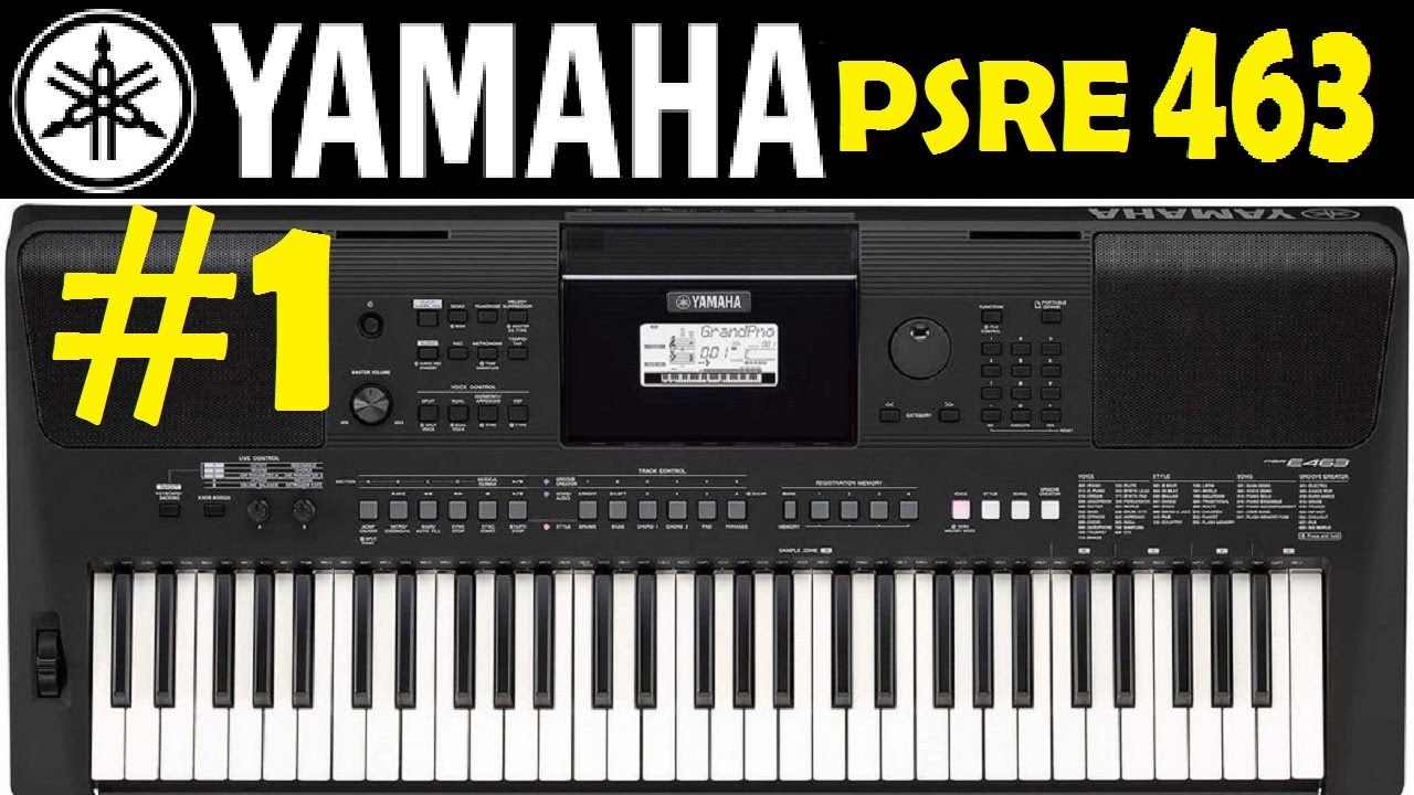 Teclado YAMAHA PSR E 463 - Sons e Funções - DEMO 1