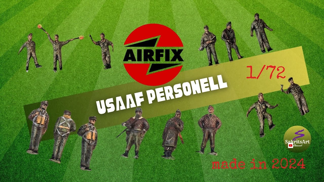 USAAF Personnell Airfix 1/72
