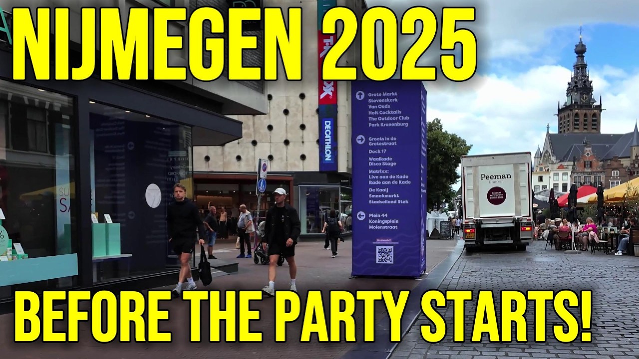 4K 🇳🇱 Vierdaagsefeesten 2025 | Pre-Festival City Walk Vibes