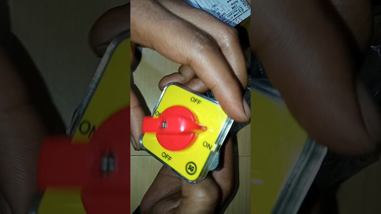 CAM OPERATED ROTARY SWITCH#unboxing #electronic #electrical #shorts #short