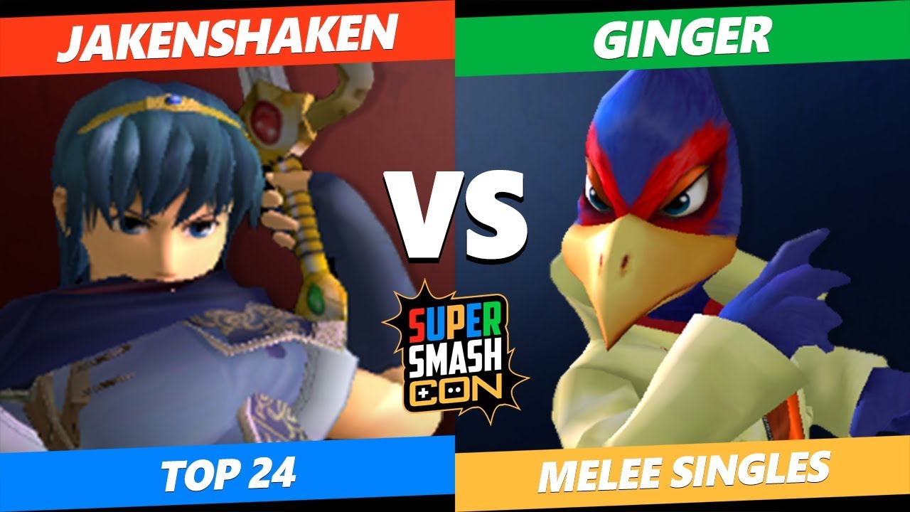 SSC 2019 SSBM - Ginger (Falco) Vs. Jakenshaken (Marth) Smash Melee Tournament Losers Top 24