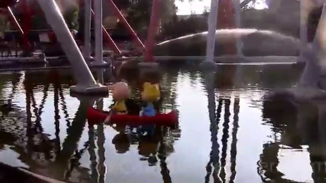 FULL HD POV Grand Sierra Railroad Train Ride Camp Snoopy Knott's Berry Farm Buena Park CA