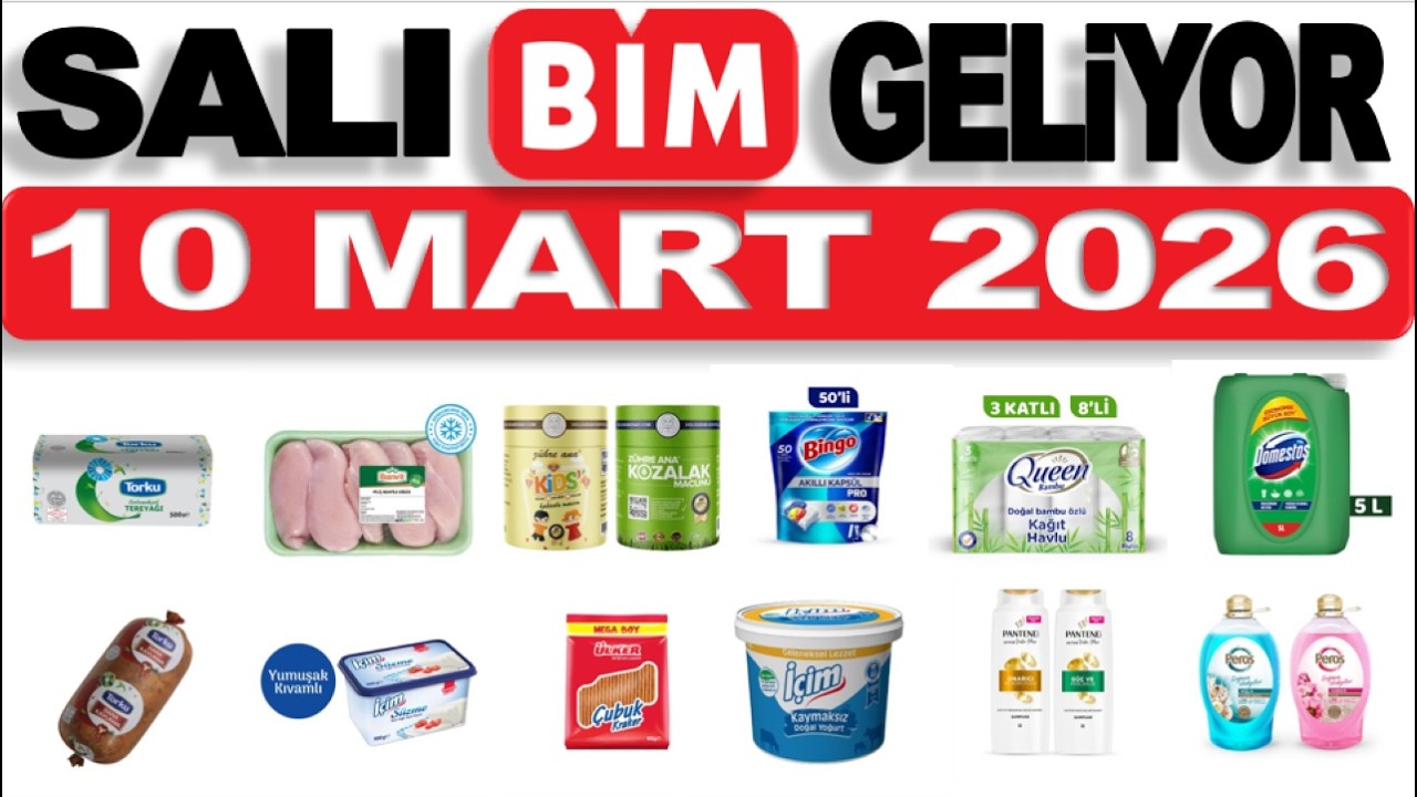 SALI GELİYOR ✅ BİM 10 MART 2026 KATALOĞU ✅ İNDİRİMLİ ÜRÜNLER | RESMİ KATALOG | NET ANLATIM