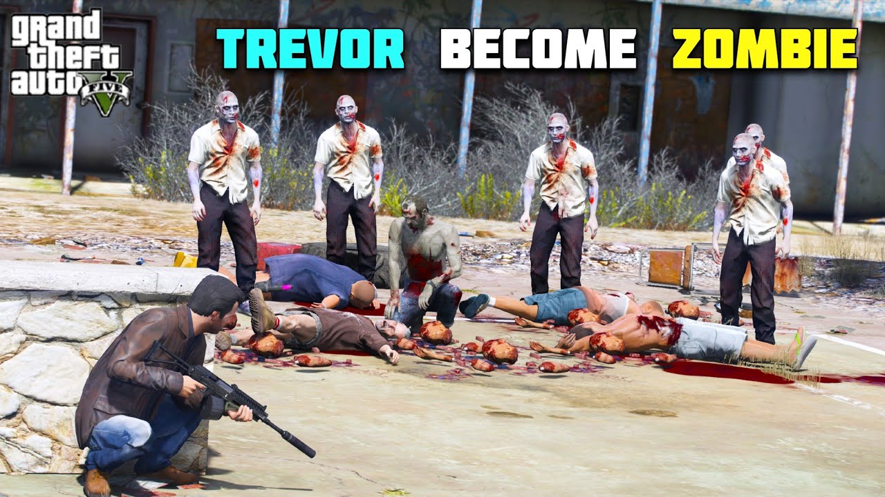 GTA 5 : TREVOR BECOME DANGEROUS ZOMBIE || BB GAMING