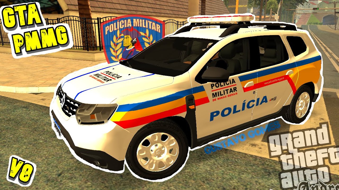 🔵GTA SAN MOD POLICIA▼MINAS GERAIS PMMG-V8▲ATUALIZADO PC FRACO