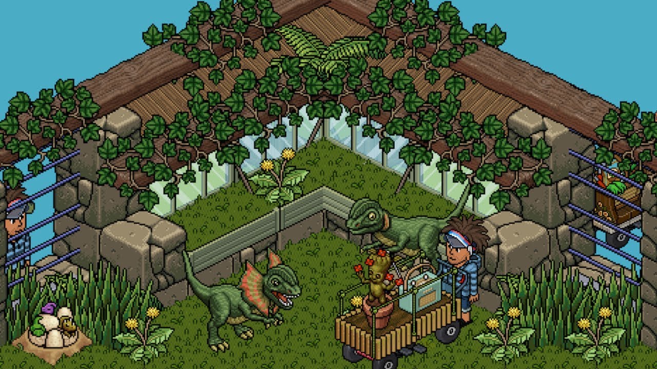 How to BUILD a Jurassic Habbo Zoo!