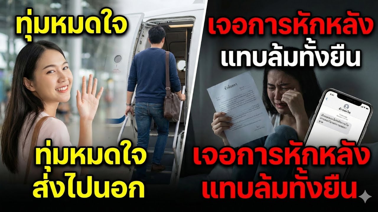 ภรรยาทุ่มหมดหน้าตักส่งสามีไปนอก สุดท้ายเจอการหักหลังจนแทบล้มทั้งยืน