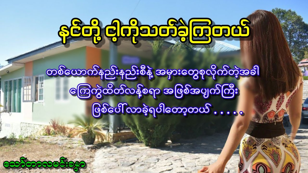 နင်တို့ ငါ့ကို သ-တ်ခဲ့ကြတယ်