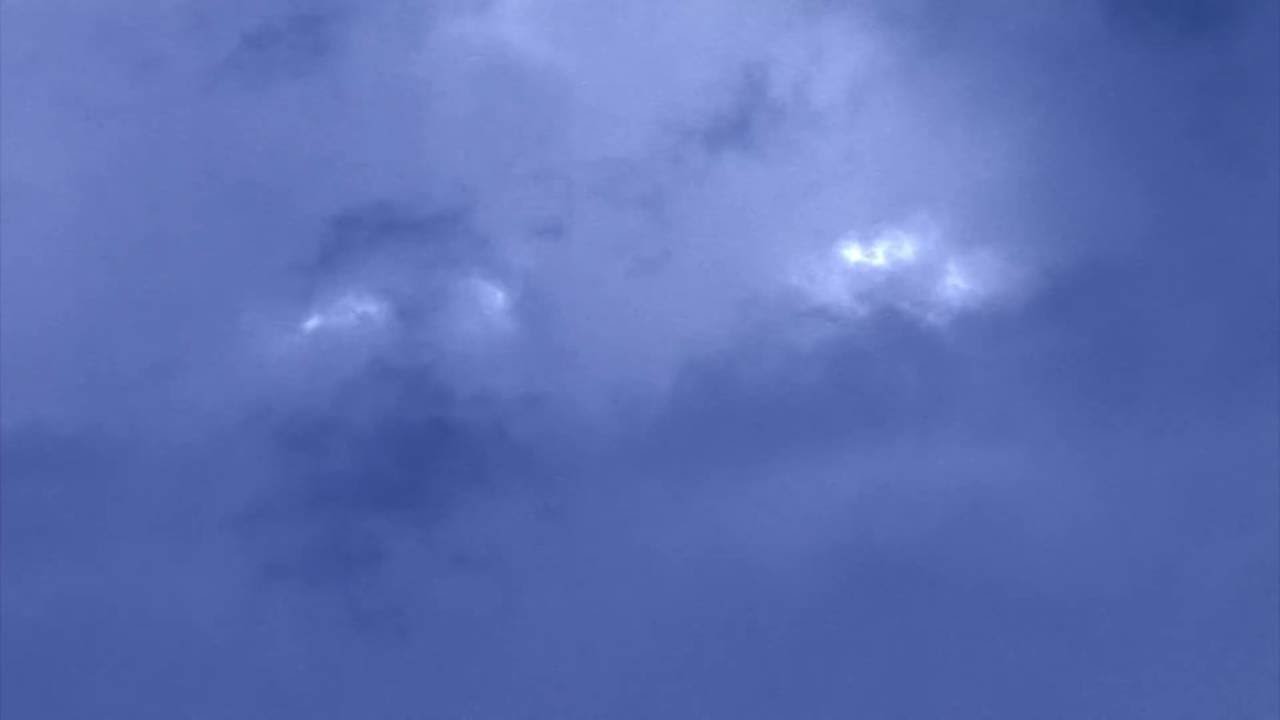 Strange Lights in Clouds