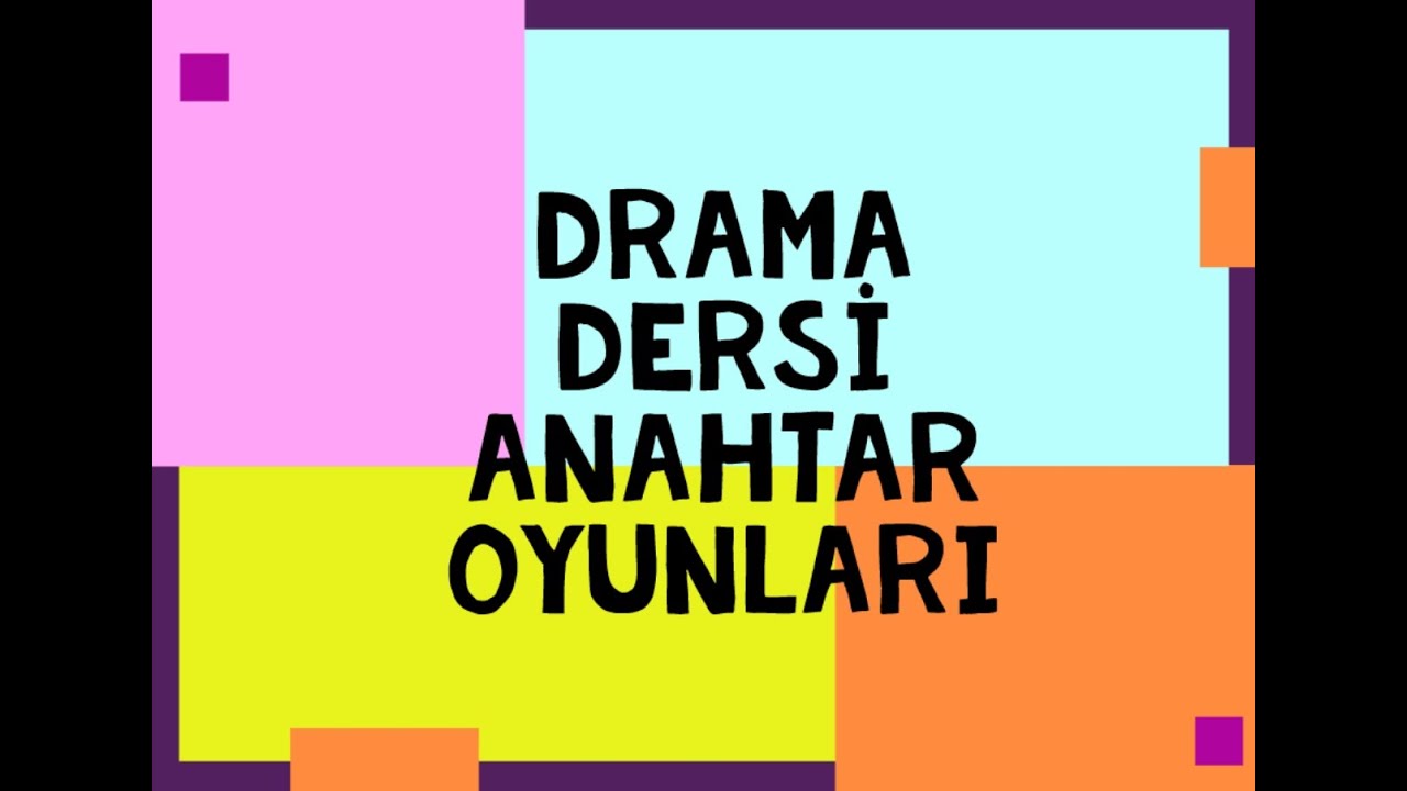 Drama Dersi - Anahtar (Dikkat Geliştirme) Oyunları