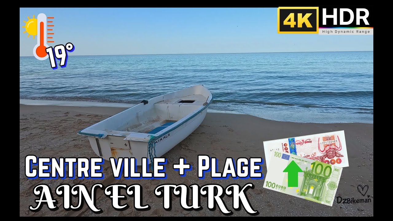 AÏN EL TURK CENTRE VILLE,VUE DU BORD DE MER AU SOLEIL DÉCLINANT 19°🌞Euro 250DA #267 #oran #dz #وهران