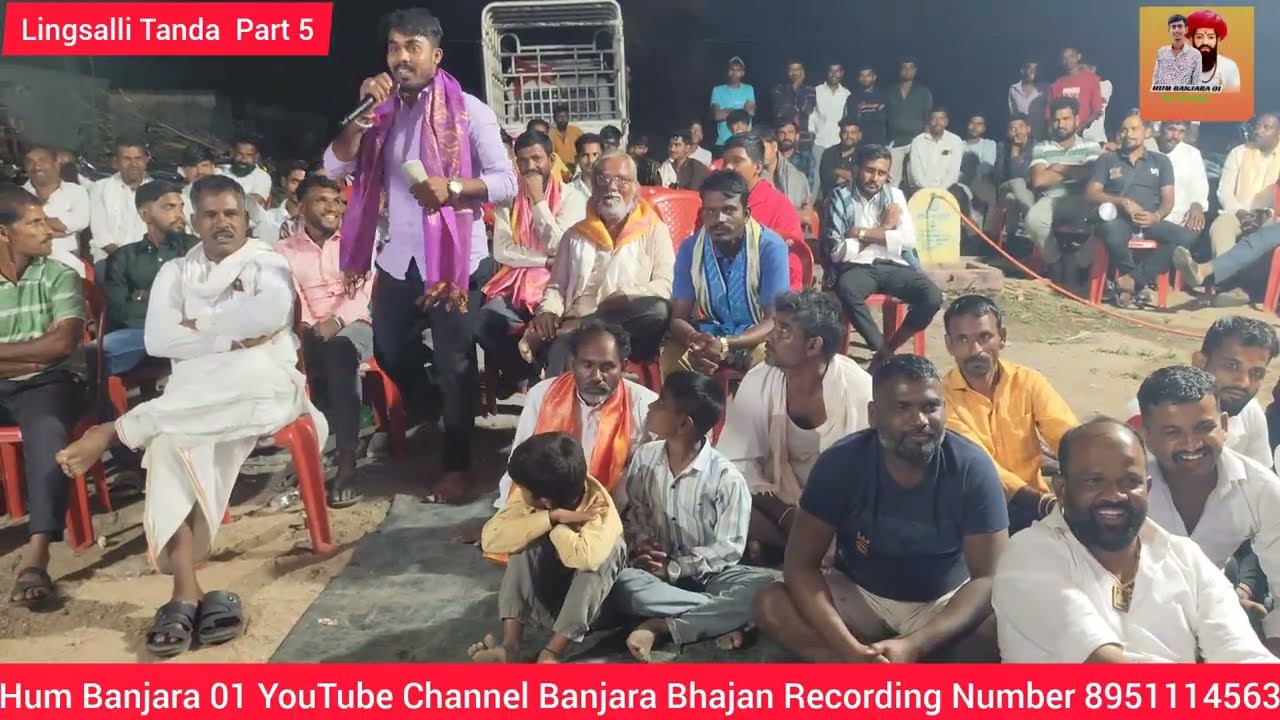 Akash Chavan 🆚 Chotta Maruti Banjara NewBhajan Mukaballa At LingsalliTanda#banjarabhajan#akashchavan
