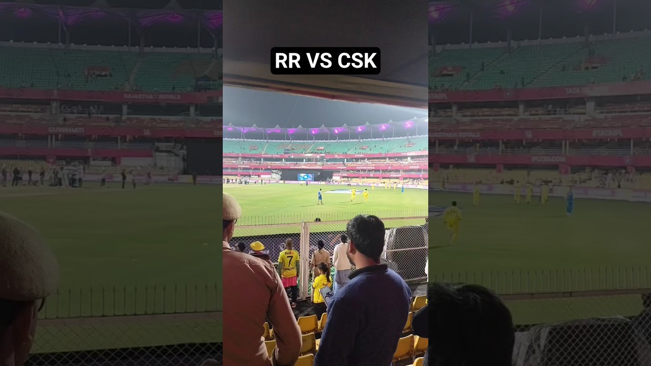 RR VS CSK GUWAHATI Me RR winner 🎉🎉#guwahativlog #rr #cricket#minivlog #vlog