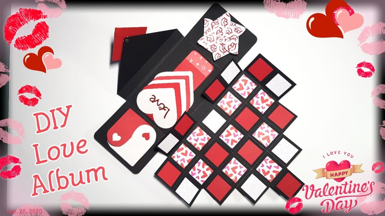 DIY Valentine's Day | Love Album | Easy | Scrapbookingbysissi