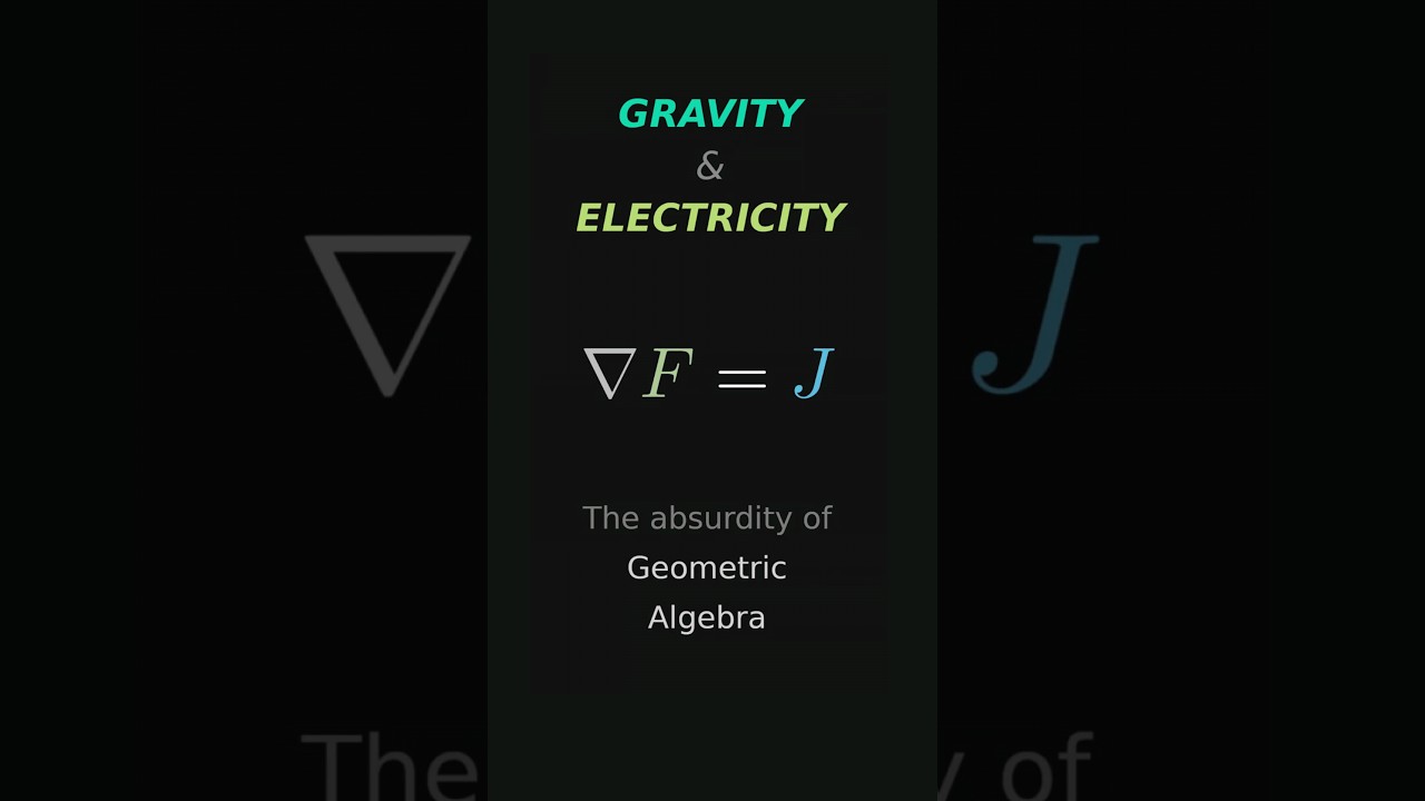 The fascinating absurdity of Geometric Algebra #shorts