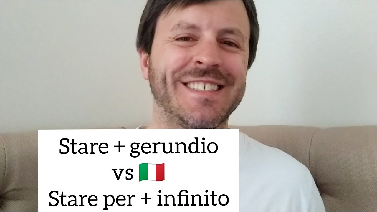 Stare + gerundio vs stare per + infinito.