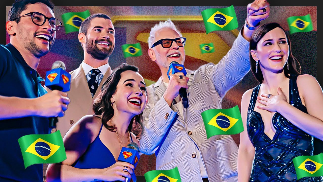 SUPERMAN ENTREVISTA: REVELAÇÕES NO BRASIL (David Corenswet, James Gunn e Rachel Brosnahan)