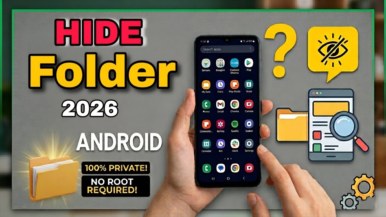 How to Hide Folders Or Files on Android 2026 🔥 | Hide Folder in Android without App | Hide files