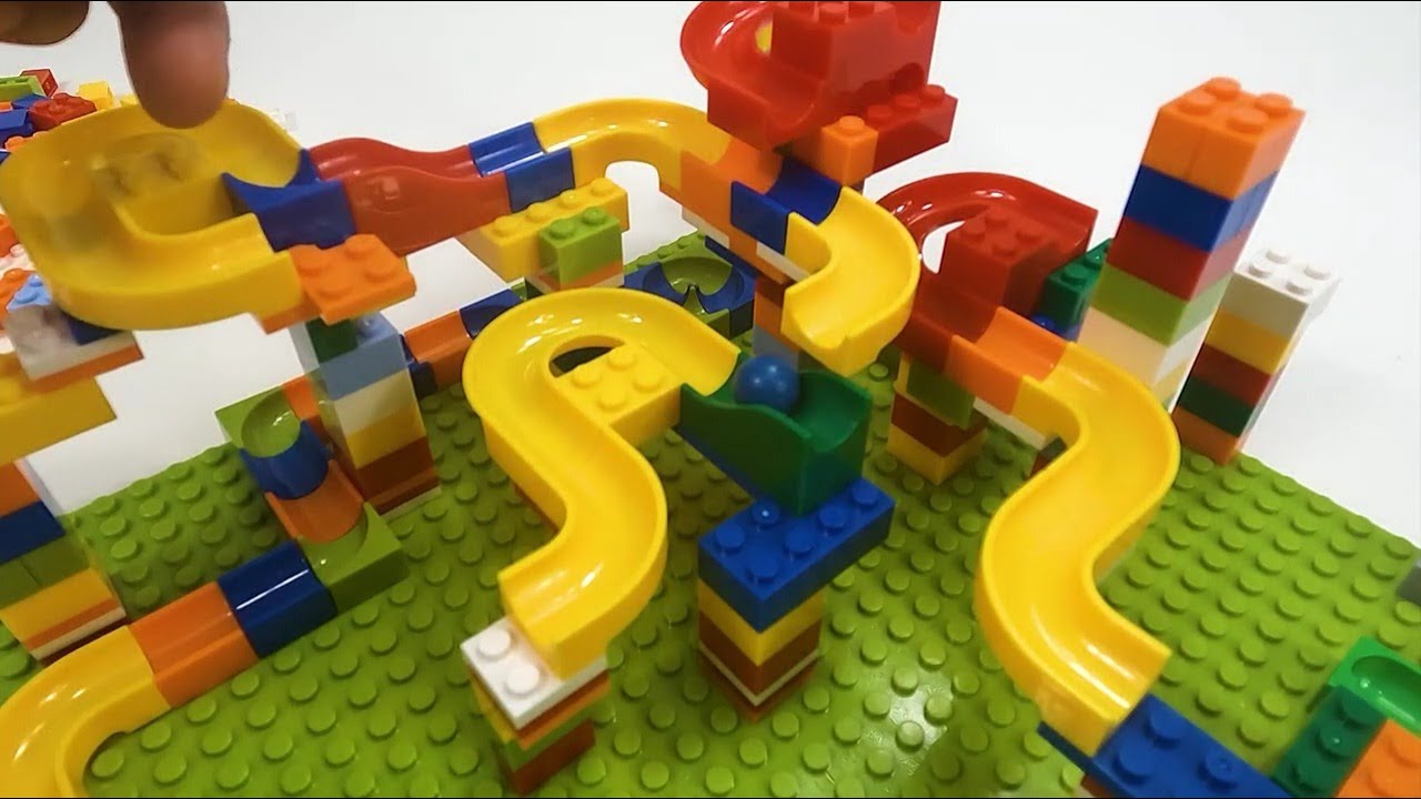 504pcs Marble race run ASMR ☆ Satisfying Building Blocks Maze Ball colorful Toys