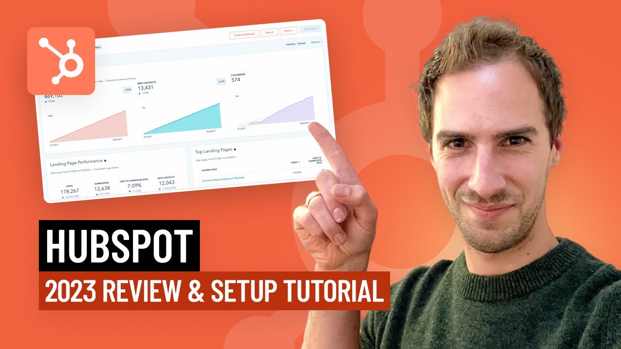 HubSpot Review & Tutorial for Beginners (Step-by-Step Email Marketing Setup Guide for 2023)