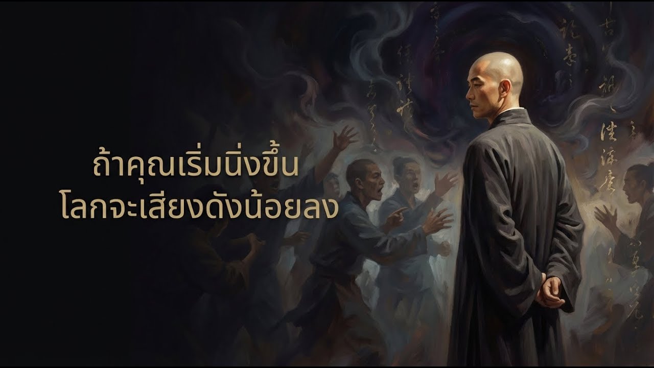 ถ้าคุณเริ่มนิ่งขึ้น โลกจะเสียงดังน้อยลง