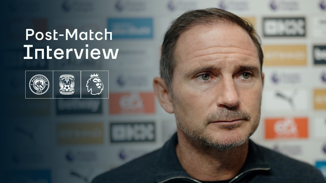 Frank Lampard & Aurele Amenda Reaction | Manchester City vs Coventry City | Premier League