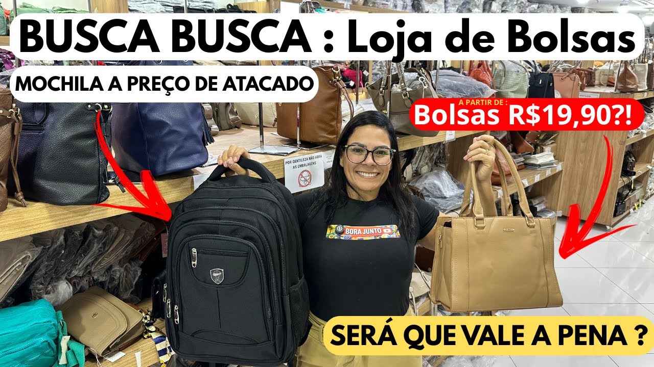 Loja De Bolsas  Busca Busca em Santo Amaro Será Que Vale a Pena ? Tour Completo !